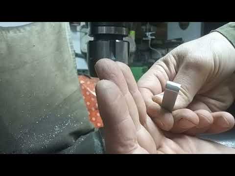 Видео: Как закруглить конец шпонки.