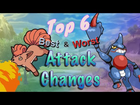 Видео: 6 лучших и худших изменений атак в покемонах