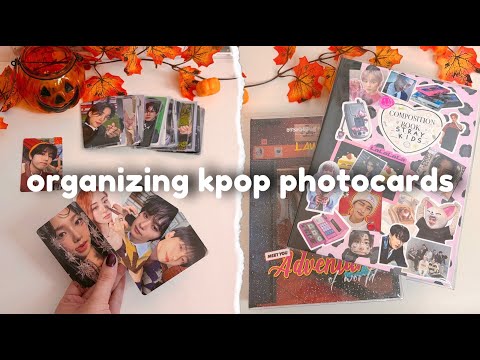 Видео: болтаем, организовываем фотокарты stray kids, xdinary heroes и др. 🍂 organizing my kpop photocards