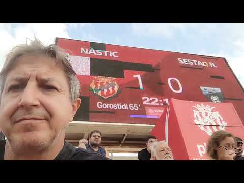 Видео: Футбол в Таррагоне ( Испания ), Стадион Nou Estadi, 1.09.2024:  Gimnastic - Sestao = 1:1.