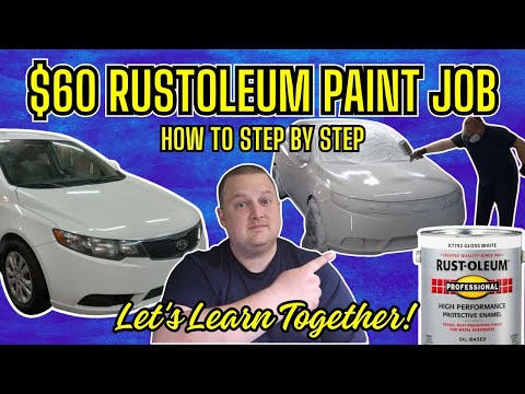 Видео: 60 ДОЛЛАРОВ ПОКРАСКА RUSTOLEUM ШАГ ЗА ШАГОМ. ДАВАЙТЕ УЧИТЬСЯ ВМЕСТЕ!!!