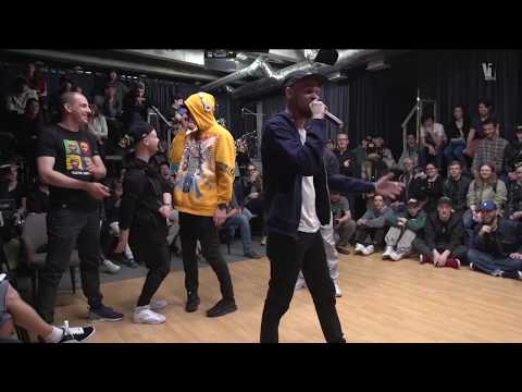 Видео: Разгром. Питер против Москвы. Командный рэп фристайл баттл v1 2018