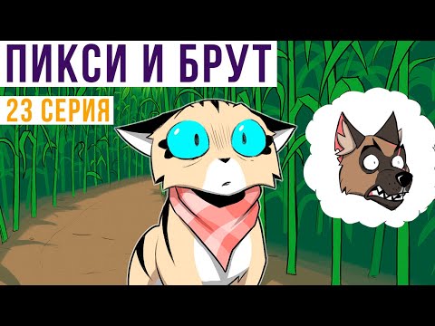 Видео: Пикси и Брут. 23 серия. Комиксы | Мемозг 1114