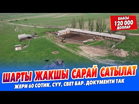 Видео: 60 сотик ЖЕРИ менен САРАЙ сатылат  ~ Үй, суу, свет бар ЖАЙЫТ кенен. Документи так