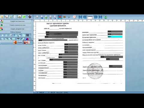 Видео: Аттестат жазатын программа