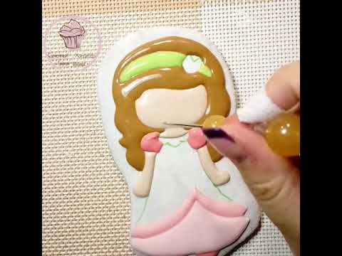 Видео: ИМБИРНЫЕ ПРЯНИКИ. Топпер на торт - Принцесса Земляничка