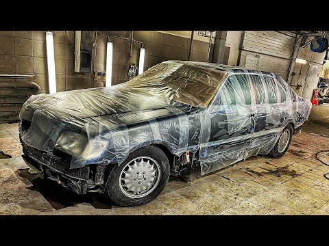 Видео: НОВЫЙ Mercedes W140 в ПЛЕНКЕ! Как с завода.