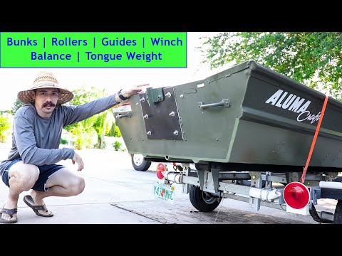 Видео: Регулировка прицепа для лодки-самосвала — советы, хитрости, идеи (1 из 2)