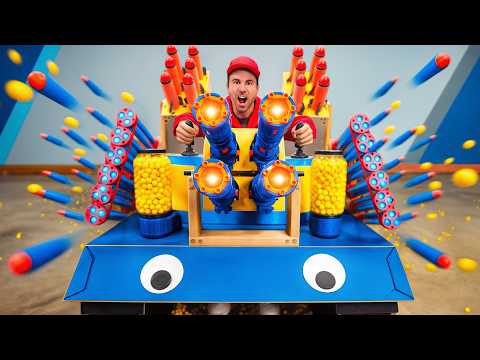 Видео: Финальное сражение с бластерами Nerf с Заком Кингом!