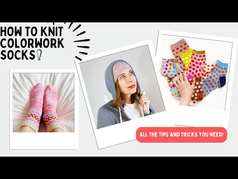 Видео: Мой метод вязания цветных носков!