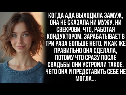 Видео: Когда Ада вышла замуж, она скрыла, что её зарплата в 3 раза больше, чем у мужа