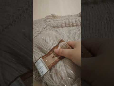 Видео: Весенний джемпер из ангоры! часть 2, подрезы!