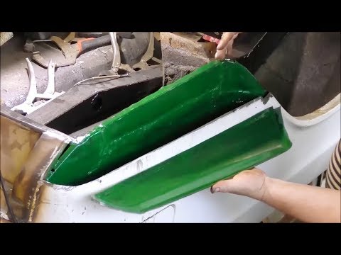 Видео: ГАЗ 24-10. 27 часть. Привариваю лонжерон пола багажника и ремвставки крыльев.
