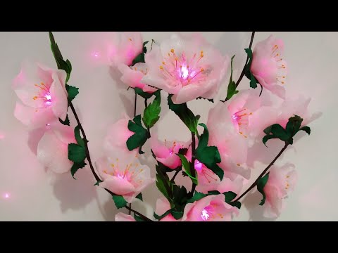 Видео: Веточка Сакуры. Подложка.