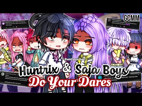 Видео: HUNTRIX & SAJA Boys Do Your Dares | KPOP Demon Hunters | GLMM / GCMM | Мини-фильм Gacha Club