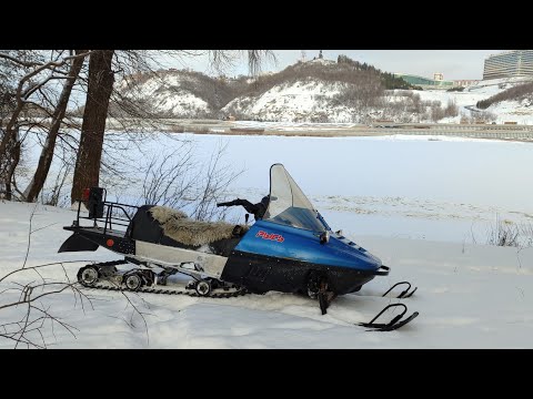 Видео: Снегоход Рысь 440 в деле.