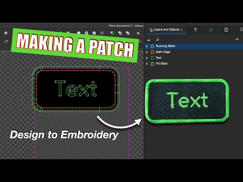 Видео: Как создать заплатку с помощью Inkscape и Ink/Stitch | Пошаговое руководство
