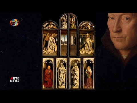 Видео: Гентский алтарь Яна ван Эйка. Часть 2. § 1. Ключевые мотивы открытого алтаря