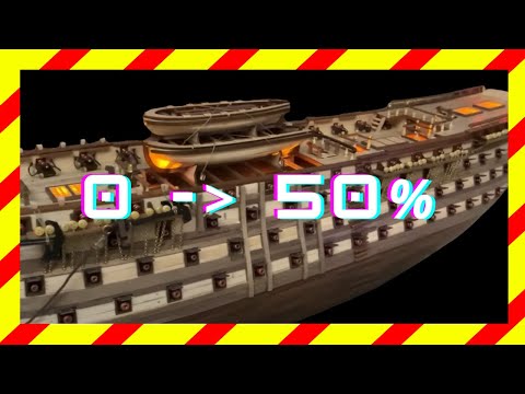 Видео: Строительная задача: как достичь 50% нашей модели корабля?