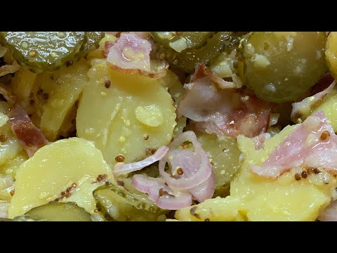 Видео: Классический немецкий картофельный салат. Простой, быстрый, но при этом обалденно вкусный!