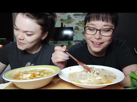 Видео: Мукбанг | Кислый щи с приколюхами😁