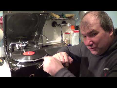 Видео: Тестирование  патефон COLUMBIA.30 40 ГОДА.