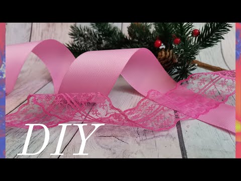Видео: Они такие НЕЖНЫЕ! Всегда популярные бантики из ленты 4 см/новинки канзаши/мк/kanzashi/diy