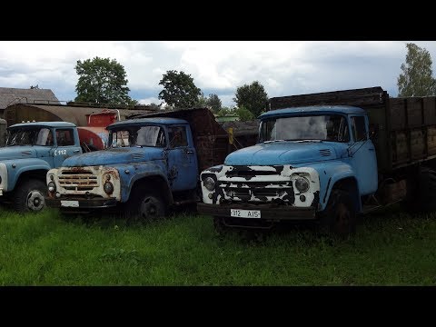 Видео: Старые советские автомобили | Автобусы | Грузовики | Ретро техника под открытым небом