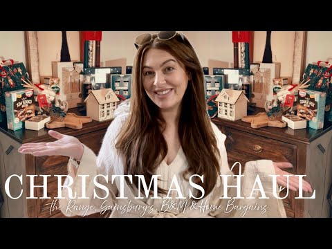 Видео: ОГРОМНЫЙ рождественский улов 🎠🌲 от The Range, Sainsbury’s, B&M и Homesense! | Сьюзи Дарлинг
