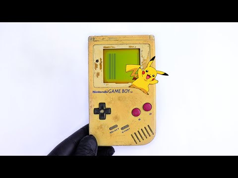 Видео: Оригинальная старая Ｎｉｎｔenｄｏ 1989 года ГРЯЗНАЯ реставрация GameBoy!
