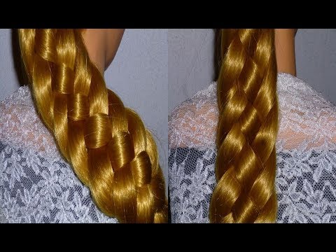 Видео: Урок по плетению косичек. Коса из 6 прядей. Причёски для детей в школу ЛЁГКО!!