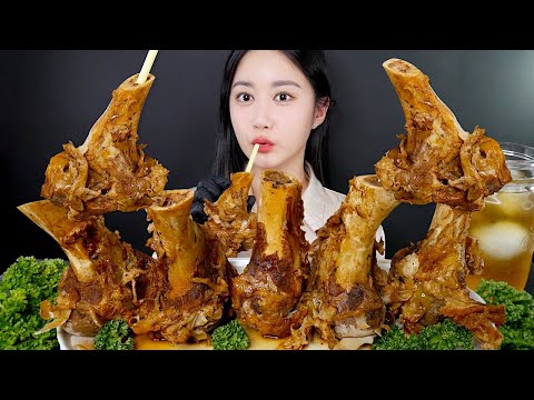 Видео: МУКБАНГ Свиной Костный Мозг🦴🍖*Большие Костяные Палочки | Real Sound MUKBANG | АСМР | EATING SOUND