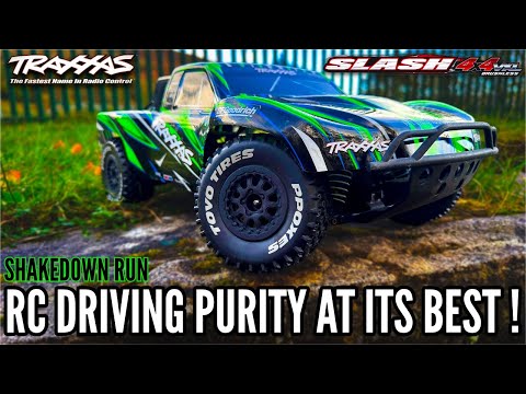 Видео: Traxxas Slash 4x4 VXL — недорогой тест шин и захватывающие осенние спуски! 🍂