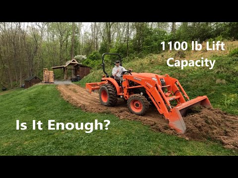 Видео: Грузоподъемность Kubota L3901 в 1100 фунтов может оказаться вполне достаточной