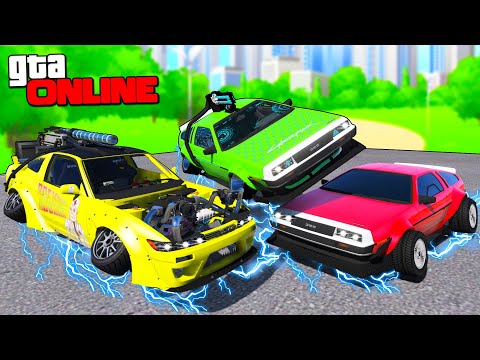 Видео: УГНАЛ 9 ЛЕТАЮЩИХ ЧИТ ТАЧЕК ЗА 180 СЕКУНД! БИТВА ВОРОВ В ГТА 5!