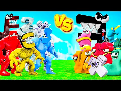 Видео: КАЧКИ АЛФАВИТ ЛОР ПРОТИВ СУПЕР ALPHABET LORE В ГАРРИС МОД! (Garry`s Mod)