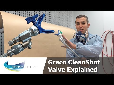 Видео: Описание и демонстрация клапана Graco Cleanshot