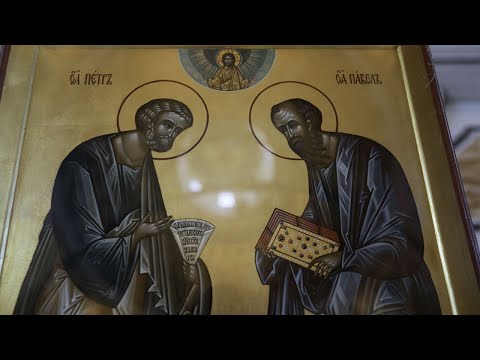 Видео: Всенощное бдение. Святых первоверховных апостолов Петра и Павла