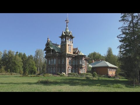 Видео: Самый красивый терем. Шедевр деревянного зодчества. Дом богатого крестьянина. Терем в лесу.