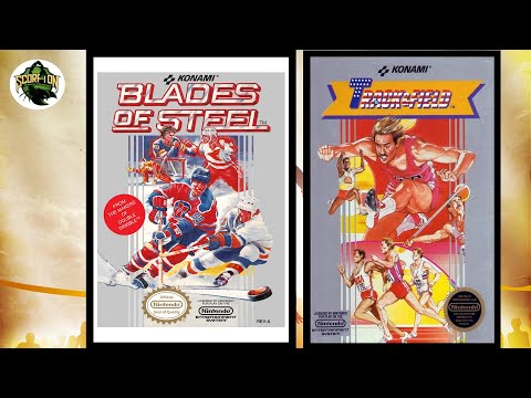 Видео: Прохождение игр Blades of Steel. | Track & Field (NES, Денди).