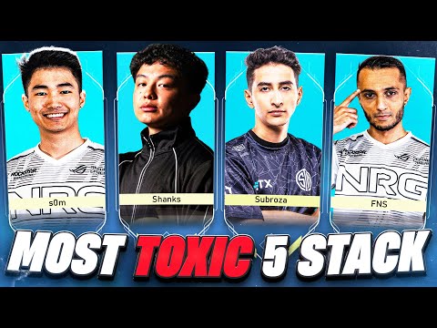 Видео: Это самая токсичная команда по рейтингу (FNS, S0m Subroza Shanks)