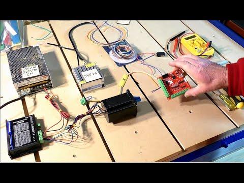 Видео: Простая схема подключения шаговых двигателей ЧПУ от А до Я, BOB и драйверов