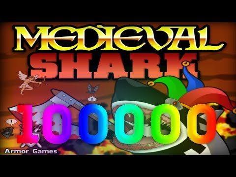 Видео: [FLASH ИГРА] MEDIEVAL SHARK - БЕЗУМИЕ
