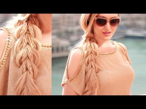 Видео: Причёска на каждый день ★ Ложная коса Хвост Дракона - НОВАЯ ТЕХНИКА!!!