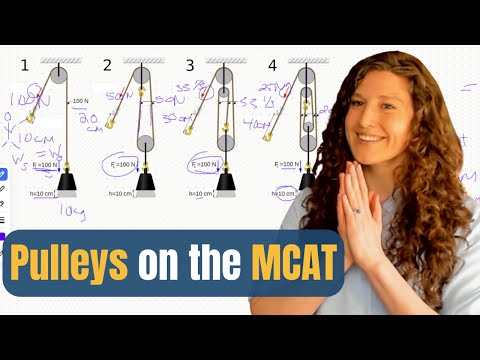 Видео: Физика MCAT: Практические задачи по шкивам для MCAT