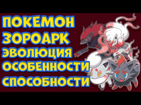 Видео: ПОКЕМОН ЗОРОАРК. ЭВОЛЮЦИЯ, ОСОБЕННОСТИ, ПРООБРАЗ