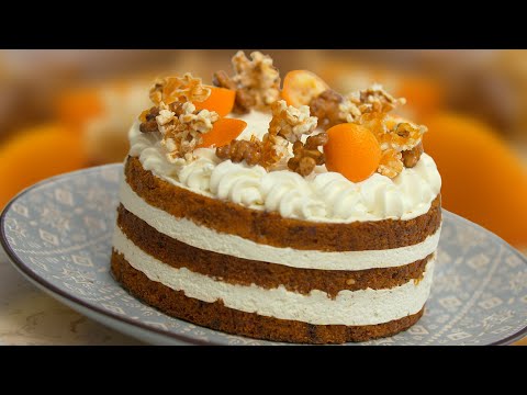 Видео: МОРКОВНЫЙ ТОРТ 🍰 Рецепт БЕЗ ЯИЦ☝️ МИНИМУМ сахара, но очень ВКУСНО😋 Десерт от Лизы Глинской😉