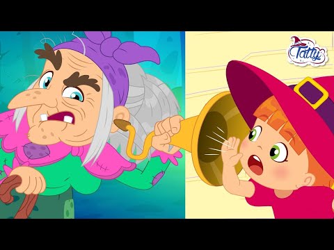 Видео: Мала вештица Татти vs злих хероја 👼 Чаробњаци и њихови трикови 🌟 Дечји цртани филмови