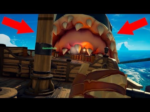 Видео: МЕГАЛОДОН ОТКУСИЛ ПОЛ КОРАБЛЯ - SEA OF THIEVES!