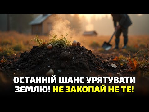Видео: Як врятувати землю до березня — 3 речі, які обов’язково треба закопати зараз!